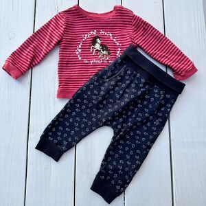 Topomini - Girl 2 Piece Outfit - Size 6-9 month /EU 74